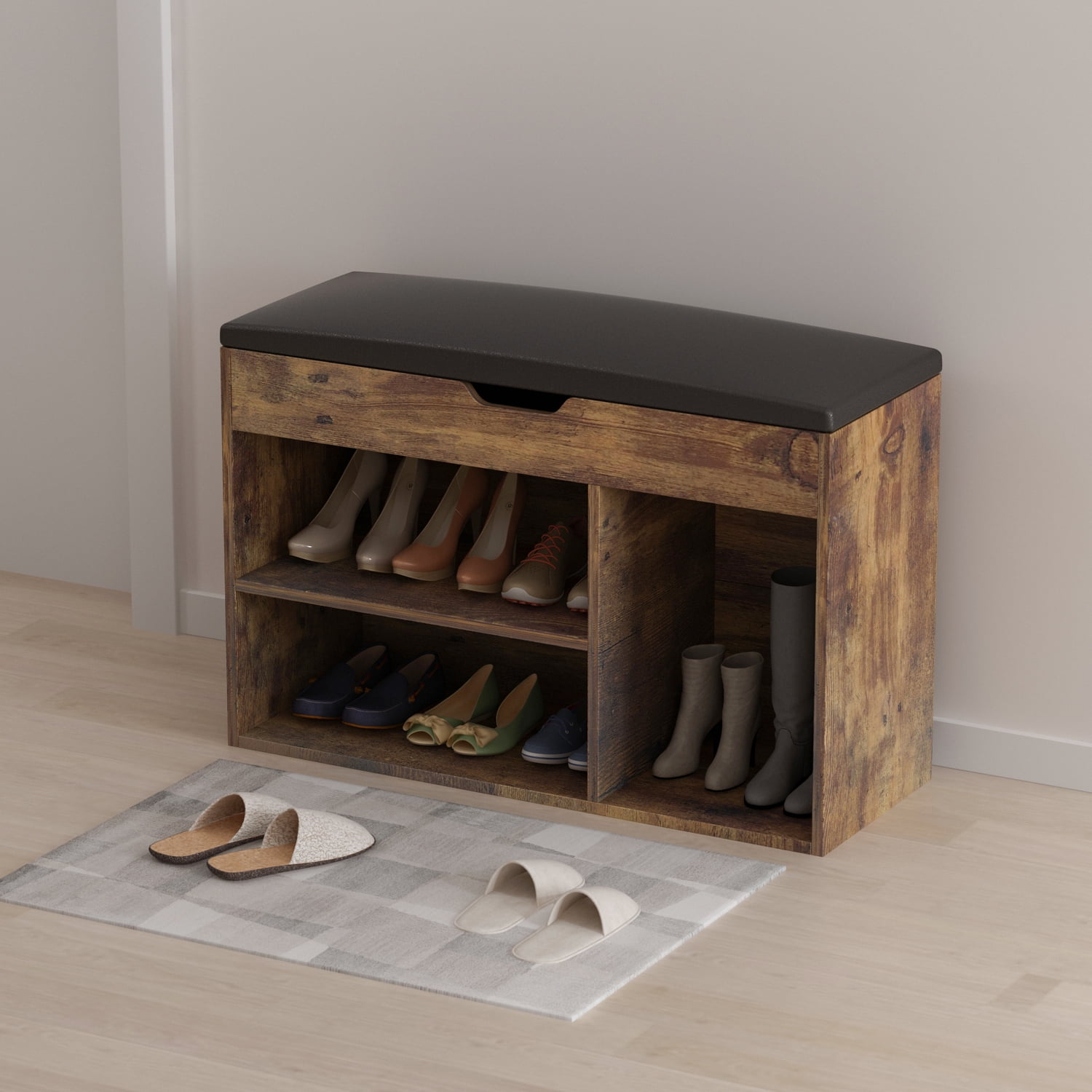 Home & Garden Home, Furniture & DIY Shoe Bench Shoes Storage Rack ...