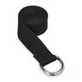 Gaiam Yoga Strap and Block Combo, Black