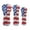 3D American Flag, variant on Uorisanigo Golf Headcovers Premium Leather Driver Cover Fariway Wood Headcover Hybrid Head Covers, Waterproof Elastic Camouflage USA Flag Golf Club Head Covers Accessories, 3 Pcs
