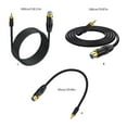 thumbnail image 3 of AOOOWER 3.5mm to Sound Cable Male to Female Sound Cable 1/8 inch 3.5mm Cable for Mixers, 3 of 13