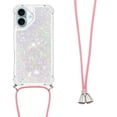 thumbnail image 2 of Funda FOXDOCK para iPhone 16 Plus con Cuerda Ajustable, Brillo Líquido, Protección Antigolpes y Lente – Ideal para Regalo, 2 of 6