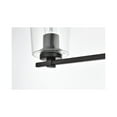 thumbnail image 5 of Living District Kacey 3-Light Iron & Glass Bath Sconce in Black/Clear, 5 of 6