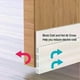 thumbnail image 3 of 1M Waterproof Seal Strip Windbreak Stopper Door Bottom Guard Door Draft Excluder Strip Self Adhesive Tape Bottom Strip, 3 of 5