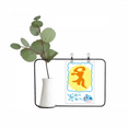 thumbnail image 1 of Culture Bhai Pattern Transparent Glass Hanging Vases Decoration Bottle, 1 of 2