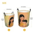 thumbnail image 3 of Hand Drawing Love Mothers Day Laundry Hamper Small Storage Basket/Toy Organizer/Dirty Clothes Bucket, 3 of 5