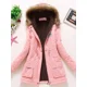 thumbnail image 5 of -Chaqueta de algodón acolchada para mujer, abrigo informal ajustado con capucha bordada, Parkas acolchadas, abrigo cálido, otoño e invierno, novedad, 5 of 5