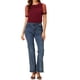 thumbnail image 2 of INSPIRAR CHIC Blusa de Mujer con Cuello Peter Pan de Malla con Mangas Cortas Abullonadas de Lunares Vintage Talla XS Rojo Vino, 2 of 7