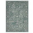 thumbnail image 2 of HOMERRY Floral Print Non Slip Area Rug 10' x 13' for Living Room Washable Indoor Carpet, Dark Teal, 2 of 6