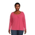 thumbnail image 3 of Terra & Sky Plus Size Sweetheart Rib Top, 2-Pack, 3 of 5