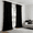 Black, variant on SNITIE Crushed Velvet Rod Pocket Curtains, 2 Panels Luxurious Thermal Insulated Soundproof Drapes, Soft Durable Light-Filtering Window Treatments for Living Room Bedroom