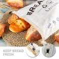 thumbnail image 3 of Bread Bag Loaf Bread Sourdough Bread Loaf ‌ Pastry Bags Popcorn Bags Reusable Loaf Bag Bakery Pouch Bakery Bag, 3 of 6