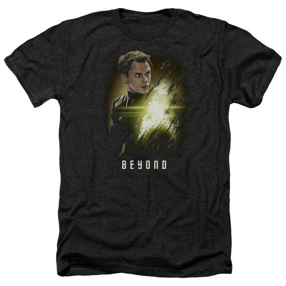 Star Trek Beyond - Chekov Poster - Heather Short Sleeve Shirt - Large