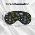 thumbnail image 4 of Uemuo Space Rockets Pattern Sleep Eye Mask - Light Blocking Sleep Mask Blocking Out Light Perfectly, Soft and Comfortable Night Eye Mask, Eye Blinder, 4 of 7