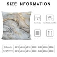thumbnail image 5 of BANET  Decorative Pillow Covers, Granite Marble Abstract Texture Throw Pillow Cases Cushion Covers Home Decorative, Soft Short Plush Square Cushion Covers for Sofa Couch Bed. 20"x20" 20x20in, 5 of 5