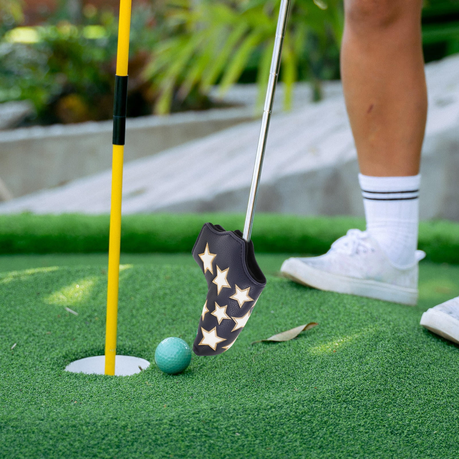 Worgeous Blue Golf Club Head Cover Made of Durable PU Material for Protection and Gift Idea