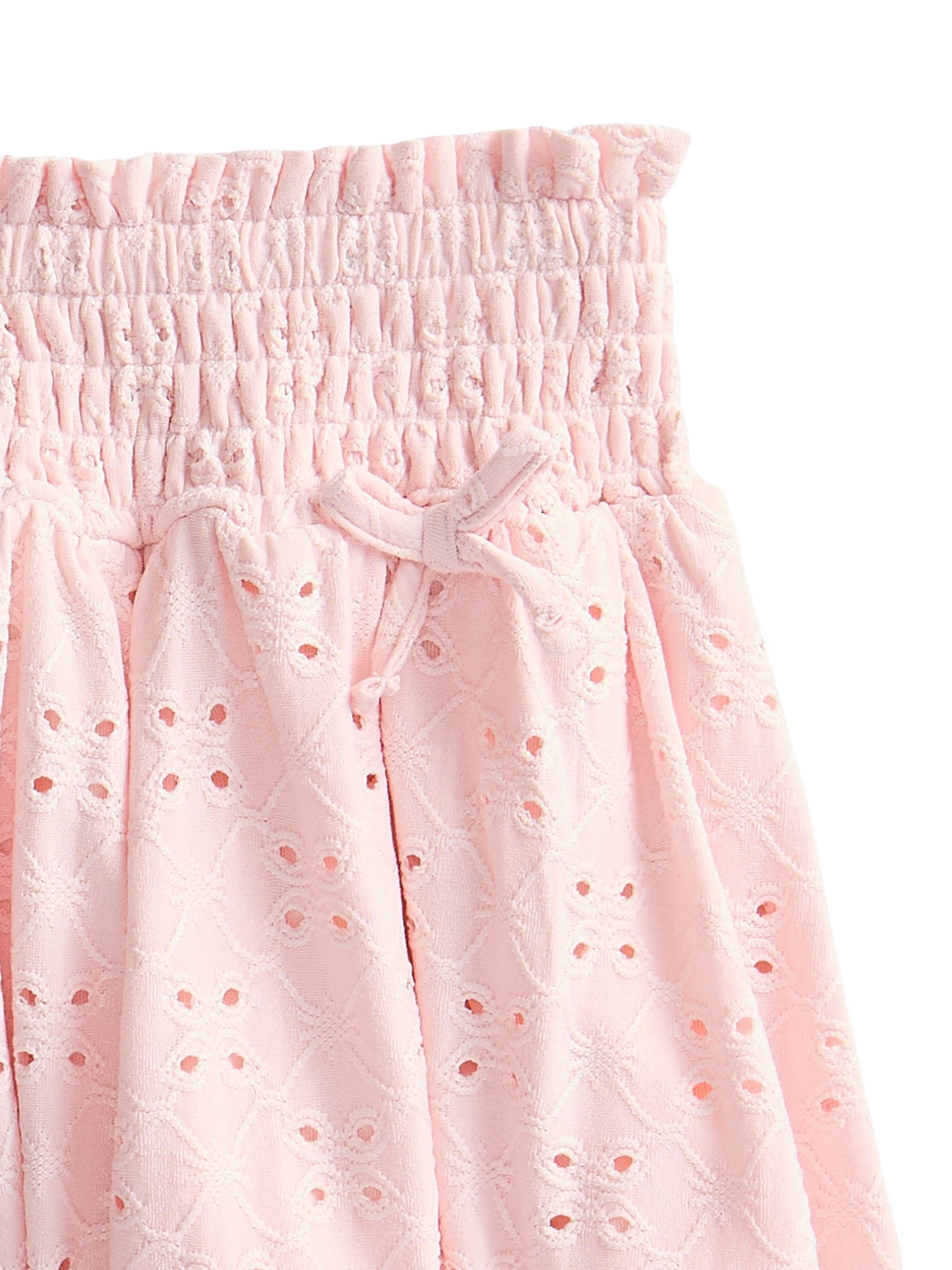 Derek Heart Girls Eyelet Top and Skort Set, 2-Piece, Sizes 4-18