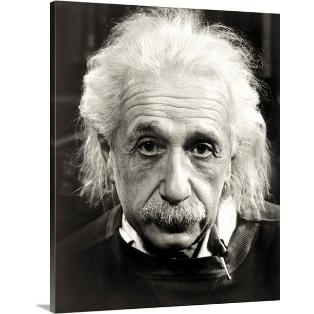 Great Big Canvas Albert Einstein Canvas Wall Art Walmart Com Walmart Com