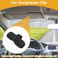 thumbnail image 2 of Clip para gafas de sol de coche Unique Bargains, soporte universal para parasol, cuero PU, 1 Pc, 2 of 7