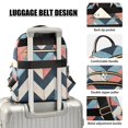 thumbnail image 3 of FORMRS Mini Backpack Purse for Women Quilted Travel Daypack Casual Shoulder Bag, Pink Geometric, 3 of 7
