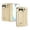D, variant on Lunvic Case for Apple iPhone Duo, Luxury Electroplated Leather Hinge Protection Cover with Built-In Screen Protector and Hidden Kickstand, G