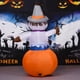 thumbnail image 4 of Nuevo juguete LED de Halloween fantasma sentado en cabeza de calabaza aterradora decoración interior y Exterior modelo inflable de Halloween, 4 of 4