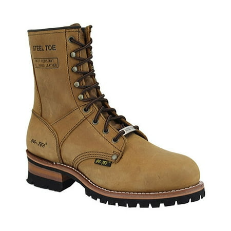 

AdTec Men s 1740 9 Steel Toe Logger Work Boots