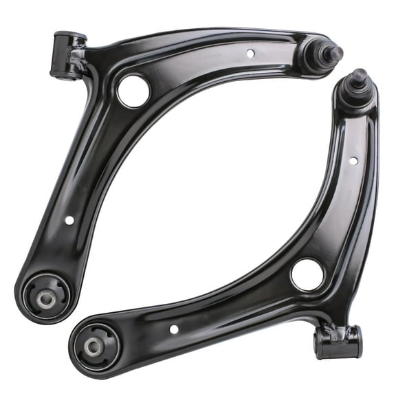 Detroit Axle - 2 Front Lower Control Arms for 07-17 Dodge Caliber Jeep Patriot Compass, Lower Control Arms with Ball Joint Replacement 2007 2008 2009 2010 2011 2012 2013 2014 2015 2016 2017