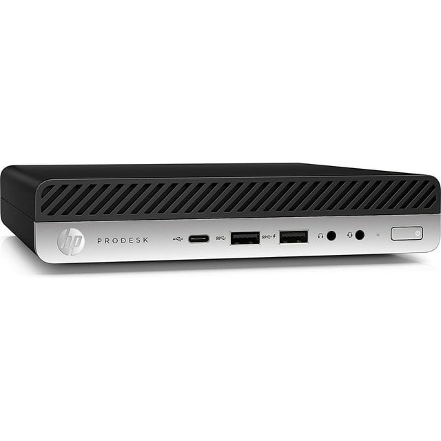 HP ProDesk 600 G4 Mini Ordinateur de Bureau i5-8500T, 8 Go RAM, 256 Go SSD, Win10 Pro - Neuf