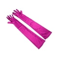 thumbnail image 4 of Women's Long Opera Gloves, Ladies Satin Elbow Length Solid Color 1926s Gloves Mittens For Bridal Evening Historical Performance, Prom, Themed Parties, 4 of 5