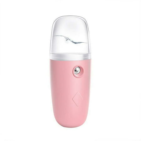 

GNEIKDEING Facial Portable Mini Cool Mist Facial Steamer Moisturizing Hydrating Face Sprayer For Skin Care Makeup Cleaning Pores，Eyelash Extensions，Summer Cool One Size Pink