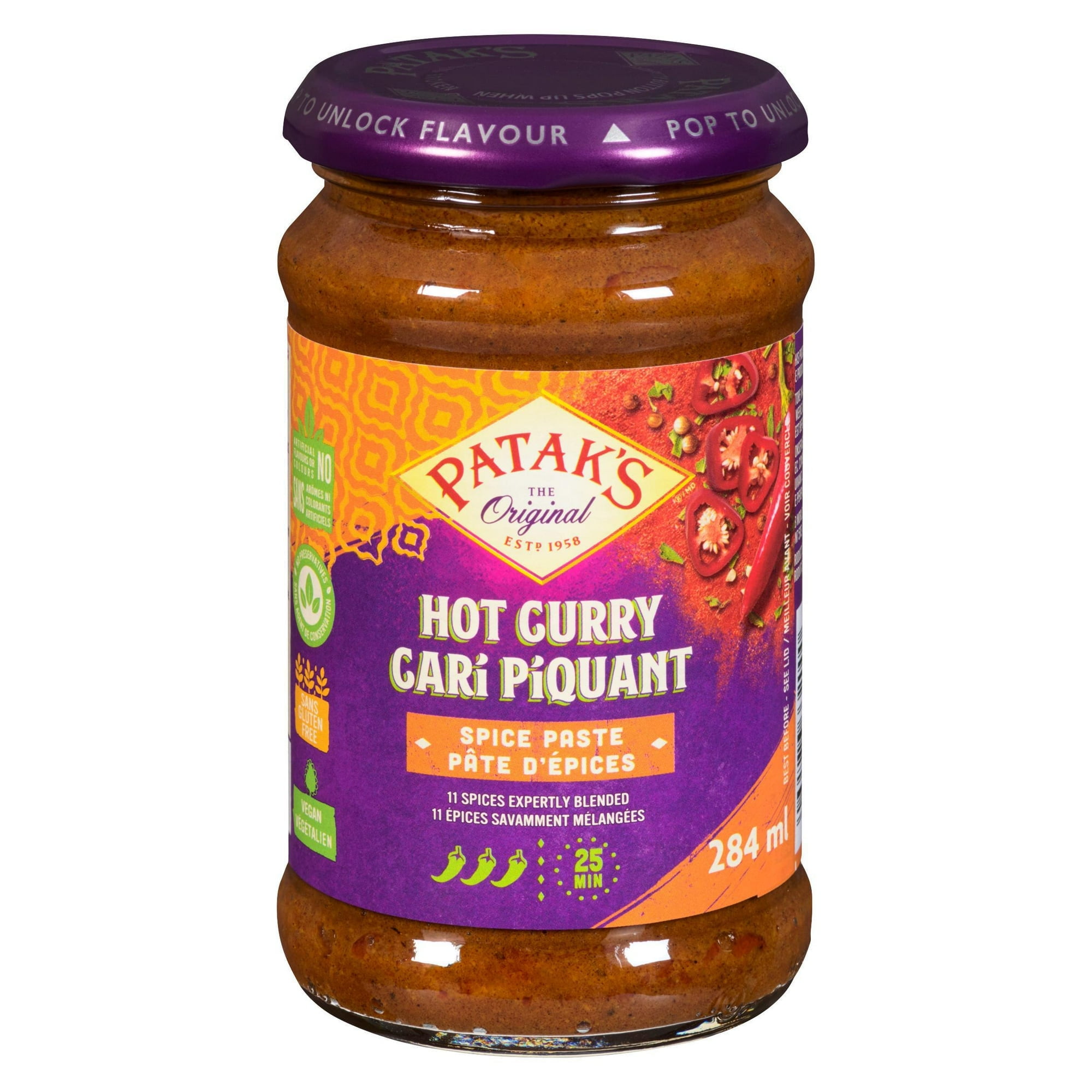 Patak's Hot Curry Spice Paste
