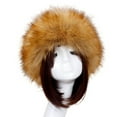 thumbnail image 2 of Awdenio Women's Hats & Caps Fire , Women's Hat, Hollow Top, Imitation Fur, Thickened Hat, Warm Hat Ring, Hood Cover, Plush Brimless Hat, 2 of 3