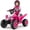 Pink, variant on OLAKIDS Kids ATV, 12V Battery Powered Electric Vehicle with LED Lights, Music, Big Tires, USB & Bluetooth, Large Seat, Ride On Toys for Boys Girls Ages 3+