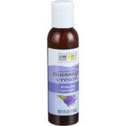 Aura Cacia Aromatherapy Massage Cream - Lavender - 4 oz
