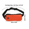 thumbnail image 2 of Unique Bargains 1 Pc Durable Zipper Running Waist Pack for Hiking Gym Orange EVA, 2 of 4
