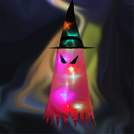 

Kayannuo Christmas Decorations Clearance Garden Decoration Glowing Halloween Holiday LED Lights Witch Hat Lamp Pendant Christmas Ornaments