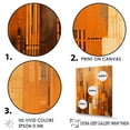 thumbnail image 3 of Designart "A Dreamy Scene With Caramel-Colored Skyscraper Columns" Skyscrapers Wall Decor, 3 of 7