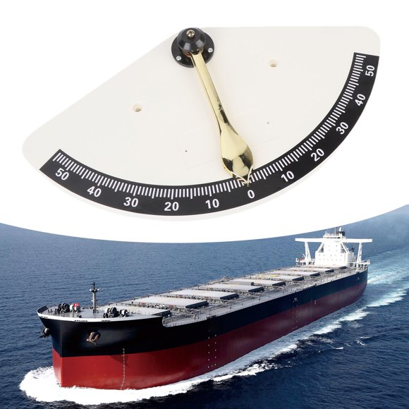 Gauge Marine Clinometer Pendulum Type High Accuracy Measurement Bakelite Copper Angle Inclinometer Gauge for Boats Yacht RV