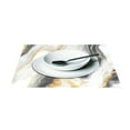 thumbnail image 3 of Ryvnso Placemats Set of 4 Golden Marble White Dining Mats Heat-Resistant Non-Slip Washable Table Mat, 3 of 8