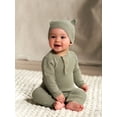 thumbnail image 3 of Modern Moments by Gerber Baby Boy, Baby Girl, & Unisex Sweater Knit Coverall & Hat Outfit Set, Newborn-3/6 Months, 3 of 12