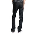 thumbnail image 4 of Victorious Men's Slim Fit Unwashed Raw Denim Jeans DL980 - Black/Timber - 32/32, 4 of 6