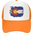 thumbnail image 2 of Retro Colorado State Flag Mesh Back Trucker Cap Baseball Cap, 2 of 8