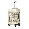thumbnail image 2 of Salouo Wild West Desert With Cowboys Pattern Travel Dust-proof Suitcase Cover, Softside Suitcase Protector Luggage Cover Protector for 18-32inch ,Not Included Suitcase, 2 of 8