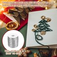 thumbnail image 4 of Uxcell 1.5mm Metallic Elastic Cords, Tinsel Elastic Stretch String Cord Thread Braiding Rope for Craft Making Gift Wrapping Ornaments, Silver Tone, 109 Yards Each, 4 of 6