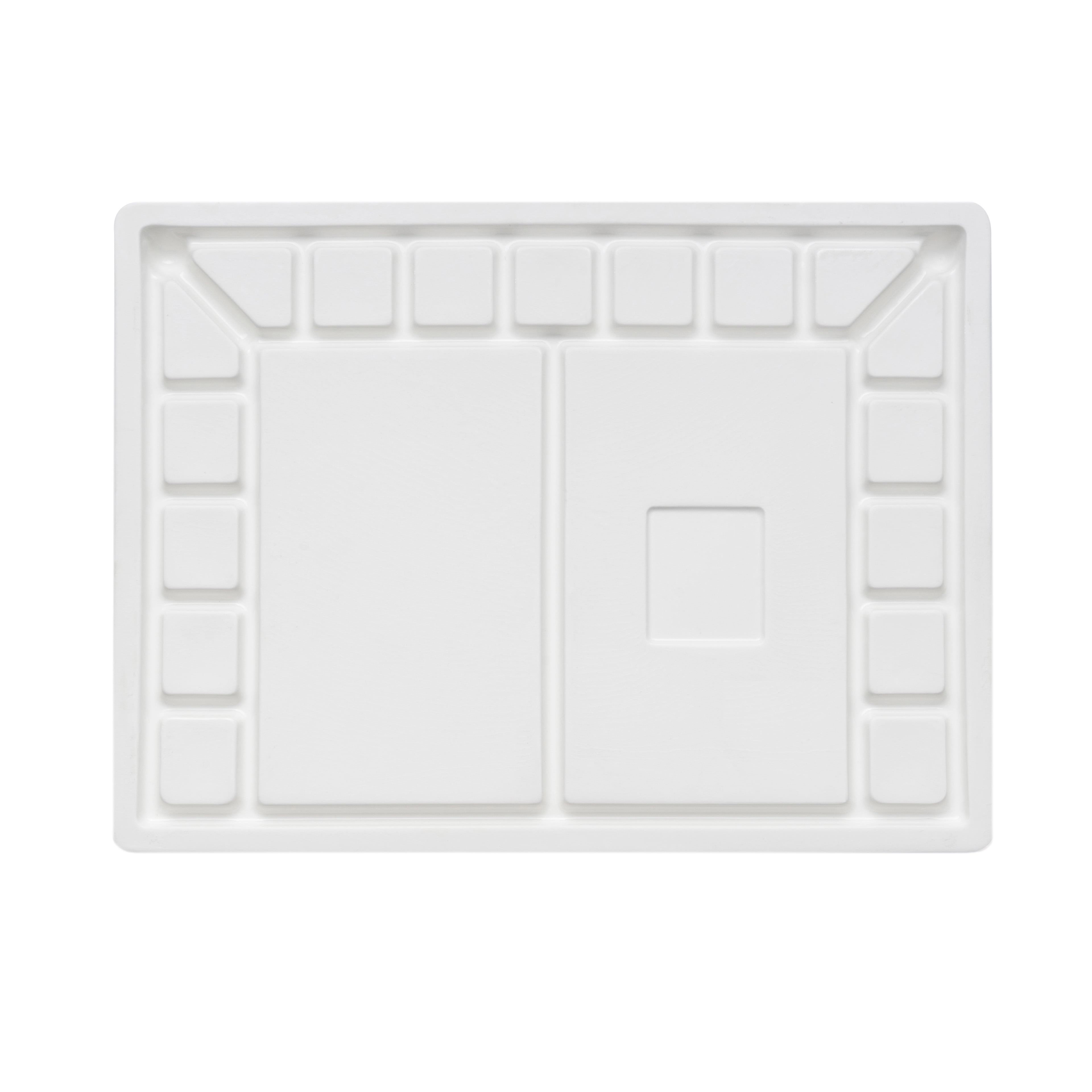 Artist's Loft Large Rectangle Porcelain Palette, 8 Pack