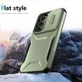 thumbnail image 5 of for Samsung Galaxy A54 5G Rugged Case with Camera Lens Sliding Cover, Heavy Duty PC Protective Shockproof Cover with Slide Camera Cover Upgraded Drop Resistant Case for Galaxy A54 5G, Darkgreen, 5 of 7