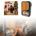 thumbnail image 1 of Mini Portable Fireplace Heater Warm Air Blower With Multiple Settings For Bedroom, 1 of 8