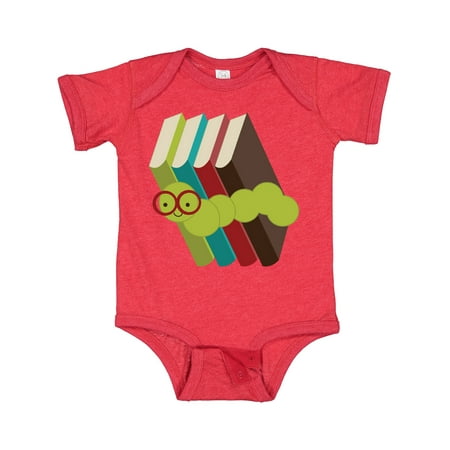 

Inktastic Bookworm Books Reading Gift Baby Boy or Baby Girl Bodysuit