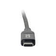 thumbnail image 3 of C2G Câble USB-C de 10 Pi - Câble USB-C vers USB-C - USB-C 2.0 5 A - 480 Mbps - M/M - Câble USB - 24 Broches USB-C (m) Réversible vers 24 Broches USB-C (m) Réversible - USB 2.0 - 30 V - 5 A - 10 Pi - Noir, 3 of 4