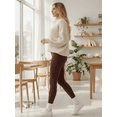 thumbnail image 4 of Pack de 2 Piezas Leggings térmicos para Mujer Pantalones Deportivos atléticos de Yoga Entrenamiento mallones UNITALLA, 4 of 9